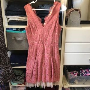 Pink Lace Dress